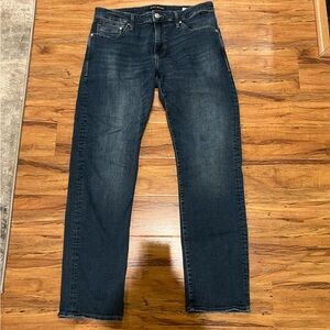 Mavi Men's Deep Indigo Straight Jeans